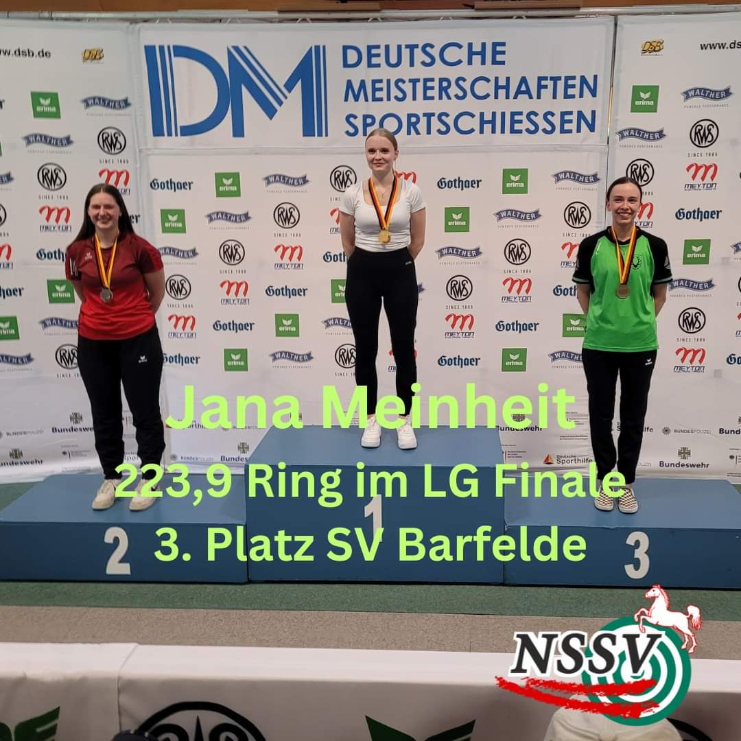 Jana Meinheit gewinnt Bronze bei der DM 2023 in München
